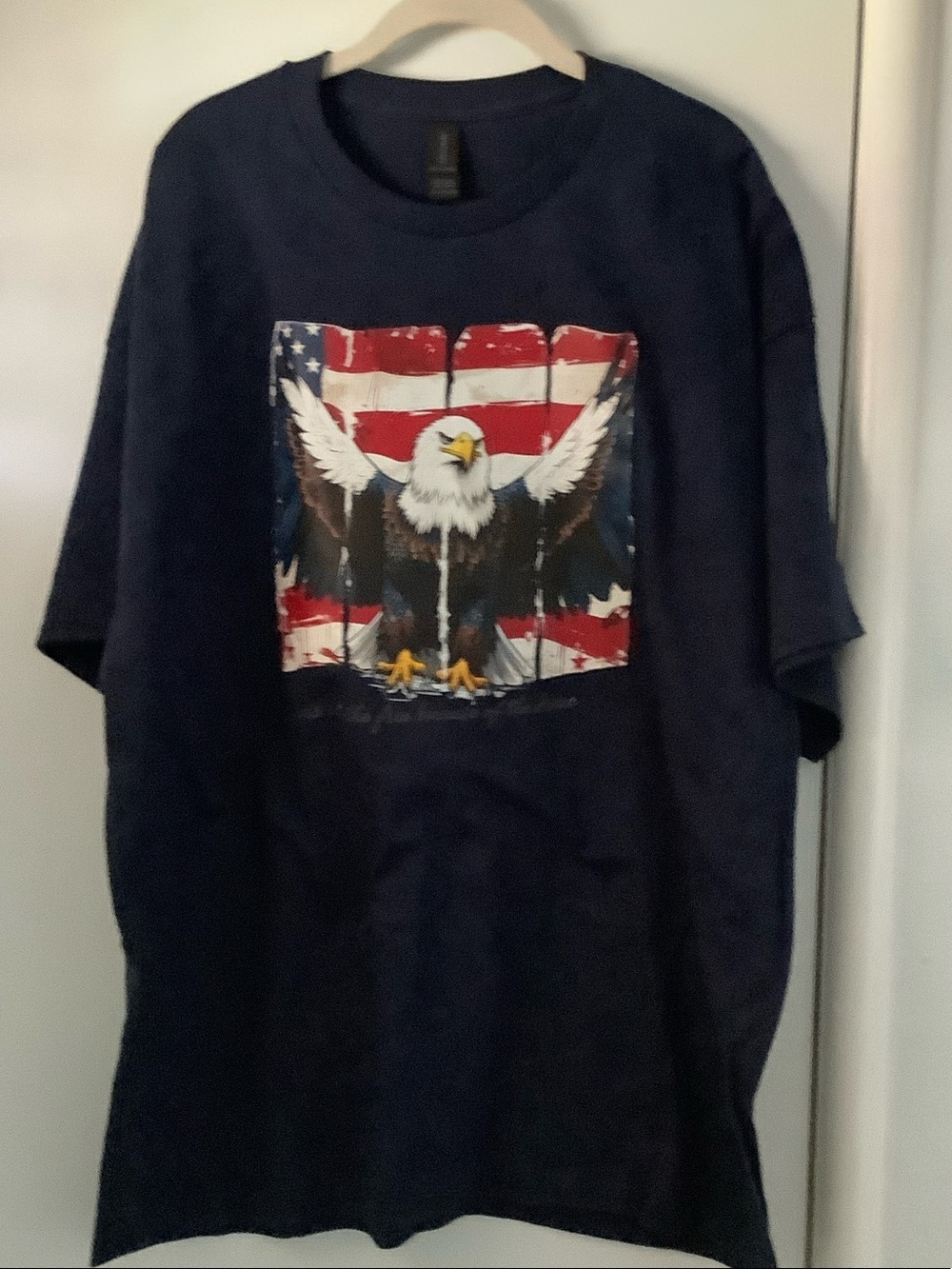 Mens Navy Heavy Cotton T-Shirt - Solid Navy